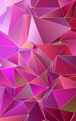 Fototapeta premium 3d Triangles, abstract background. Design wallpaper.
