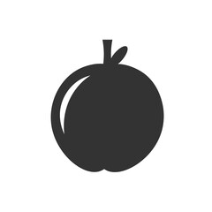 Apple icon. Fruit sweet vector ilustration.