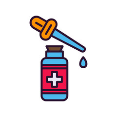 Obraz premium Serum Icon