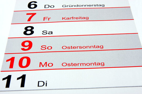Karfreitag und Ostern Kreuzigung und Auferstehung