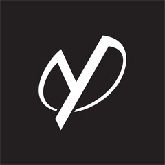 Fototapeta Letter Y logo design, Y initial logo, modern, unique, creative, vector obraz