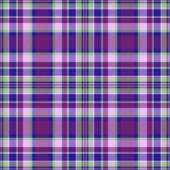 Seamless tartan textile. Texture vector check. Background plaid fabric pattern.