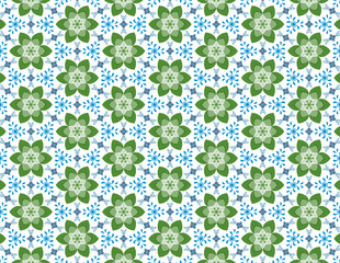 seamless pattern with flowers