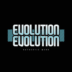 Evolution t-shirt and apparel design