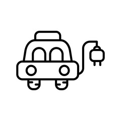 Electric Car Icon