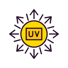 Ultraviolet Icon