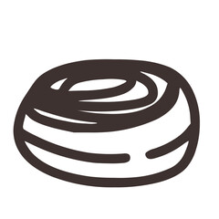 outline spiral bread 