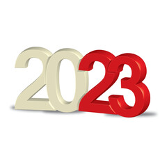 3D 2023 New Year, Happy new year's Eve 2023