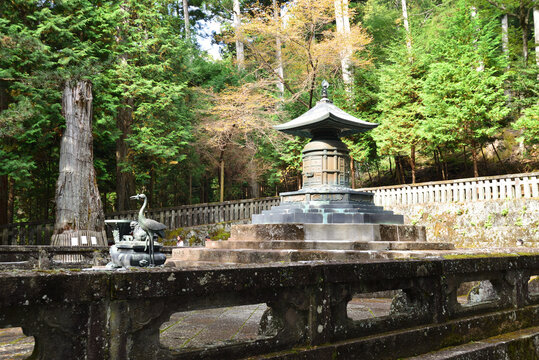 日光東照宮 奥社宝塔 徳川家康の霊廟 Nikko Japan
