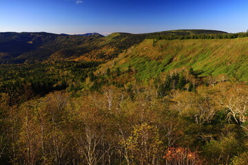 岩手県八幡平　紅葉の熊沼