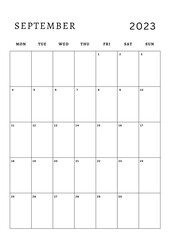 Monthly Planner September