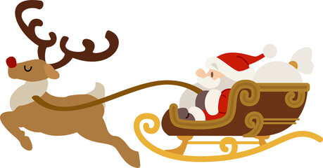 サンタとトナカイ01