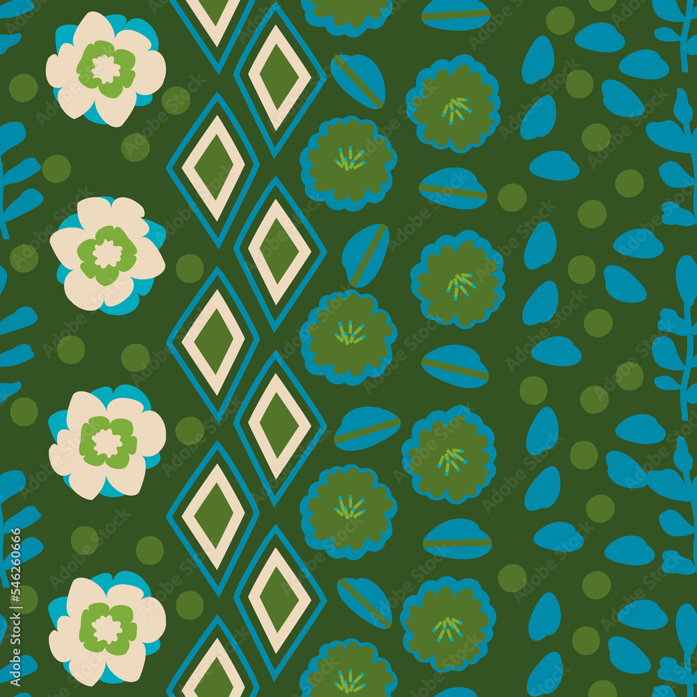 Poster seamless repeat pattern print background