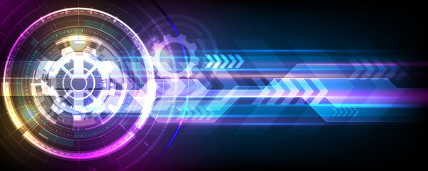 abstract digital communication network technology speed concept background