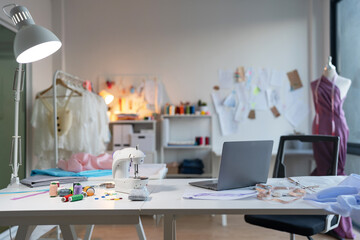 Fashion Design Studio, Workplace with sew manikins