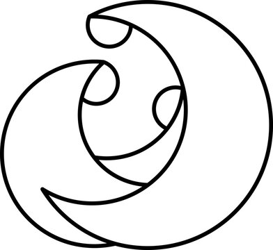 recommend clip art: Christmas Vector Christian icon religious Nativity Scene of baby Jesus with Mary Joseph and star. Minimalist art line drawing, print for clothes and logo design, emblem one single line, isolated