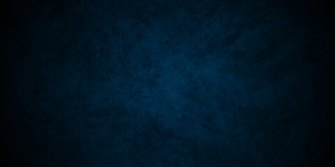 Black and blue stone concrete grunge wall texture and backdrop background anthracite panorama. Panorama dark black or blue slate background or texture.	