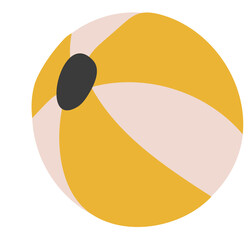 Summer ball PNG, summer pool party element, sea Png, ball png	