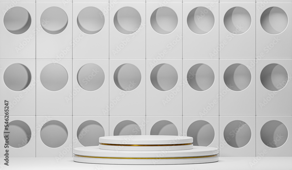Poster 3d background products display podium scene. background 3d rendering with podium. stand to show cosm
