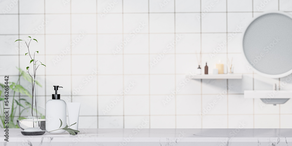 Poster 3d background products display podium scene. background 3d rendering with podium. stand to show cosm