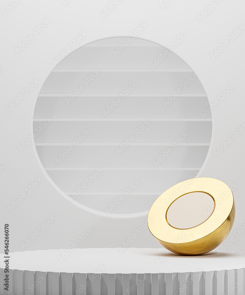 Poster 3d background products display podium scene. background 3d rendering with podium. stand to show cosm