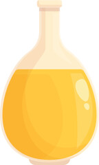 Palm oil bottle icon cartoon vector. Food tree. Tropical leaf