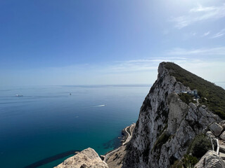 Fototapeta na wymiar Top of the Rock in Gibraltar