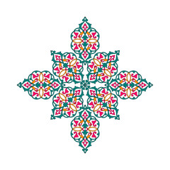 Fototapeta premium abstract decorative frame. arabic pattern 09