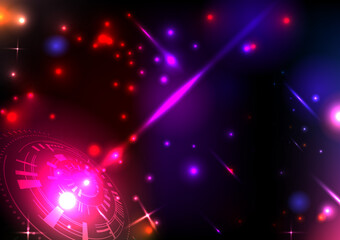 Space galaxy sky technology abstract background.