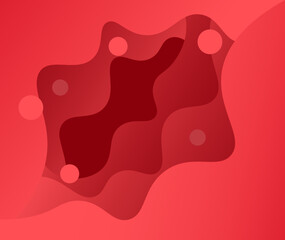 red drop abstract background