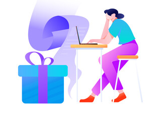 Business work character flat vector concept operation illustration
