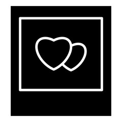polaroid wedding icon