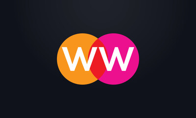 Multi Color Circle logo and colourful circle monogram vector and multiple colorful logo design icon vector with colourful group letters symbol