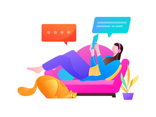 Business work character flat vector concept operation illustration
