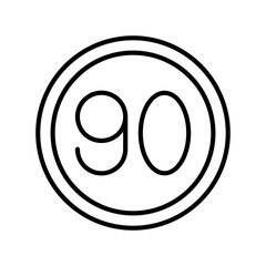 Speed Limit Icon
