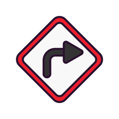 Turn Right Icon