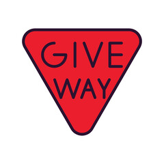 Give Way Icon