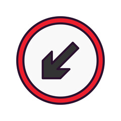 Keep Left Icon