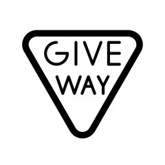 Give Way Icon