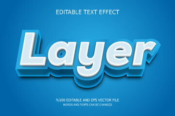 Editable Layer Text Effect