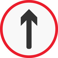 Ahead Only Icon