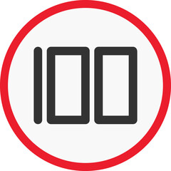 Speed Limit Icon