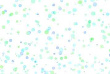 背景素材_カラフルなドット_緑