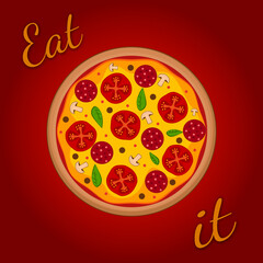 pizza illustration
