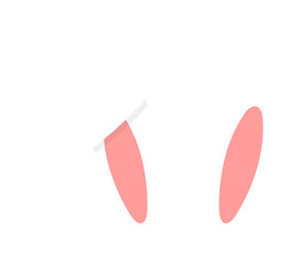 Rabbit Ear. Easter rabbit Ears.
