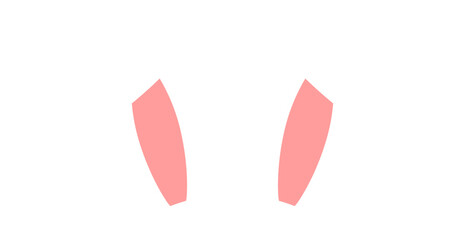 Rabbit Ear. Easter rabbit Ears.