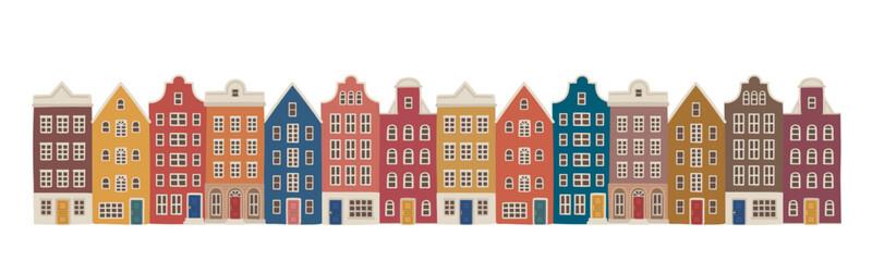 アムステルダムの街並み