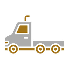 Truck Trailer Icon Style