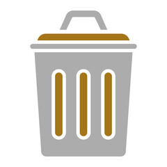 Trash Can Icon Style