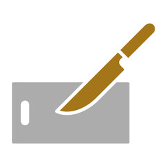 Chopping Board Icon Style